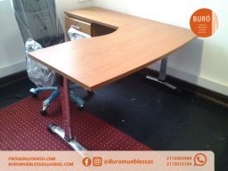 ESCRITORIOS EN L MADECOR